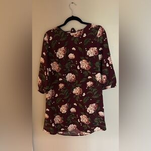 Loft Floral Print Dress